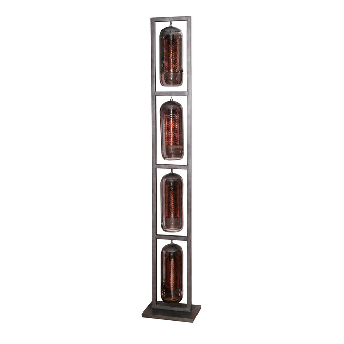 Vloerlamp Smoke Mesh 4L