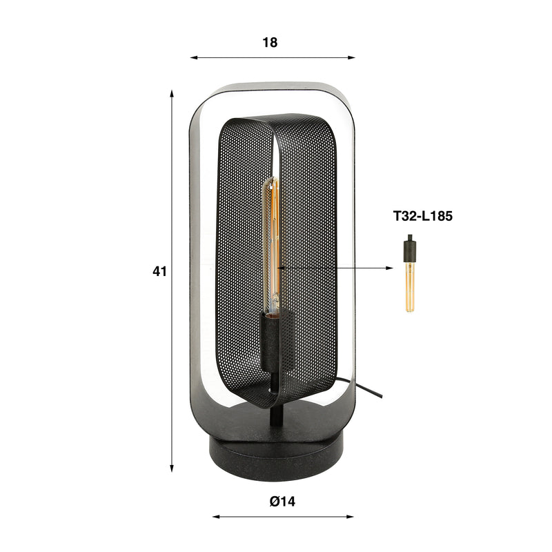 Tafellamp Mesh Rotate 1L
