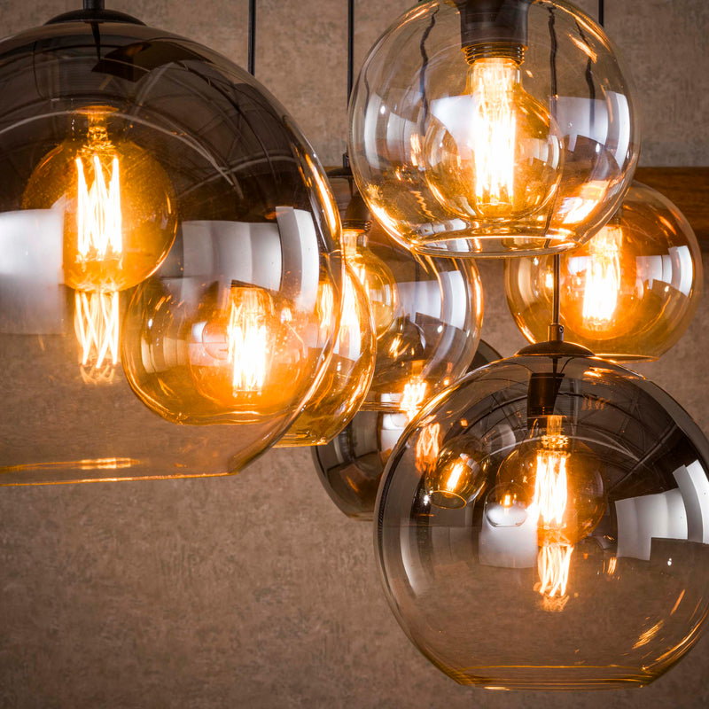 Hanglamp Multi Globe 4+3L