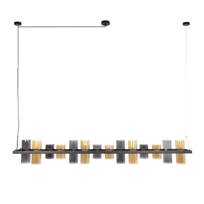 Hanglamp Cylinder Glass 14L