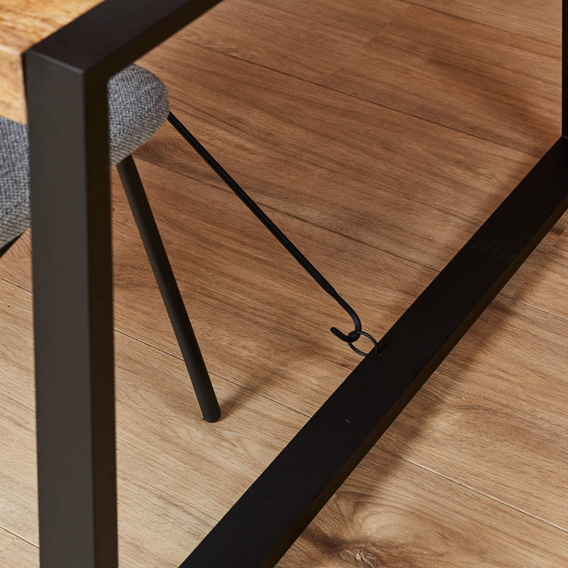 Eettafel Barkley | Mangohout | Rechthoek | U-poot