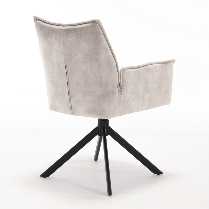 (Prijs per 2) Eetkamerstoel Dani | Velvet Champagne