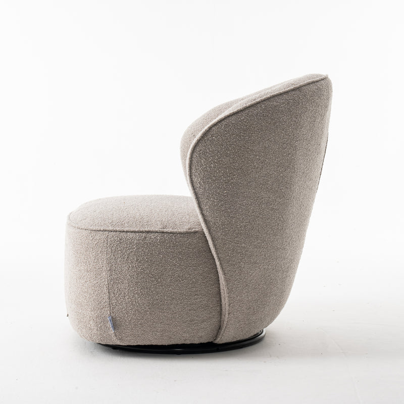 Sammy | STOF ALPINE | Draaifauteuil Teddy #01 Natural