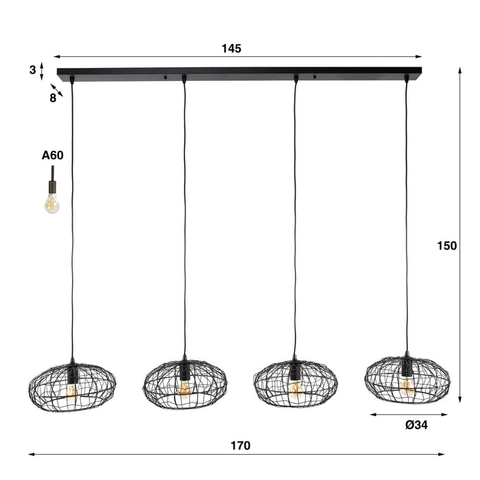Hanglamp Connect 4L