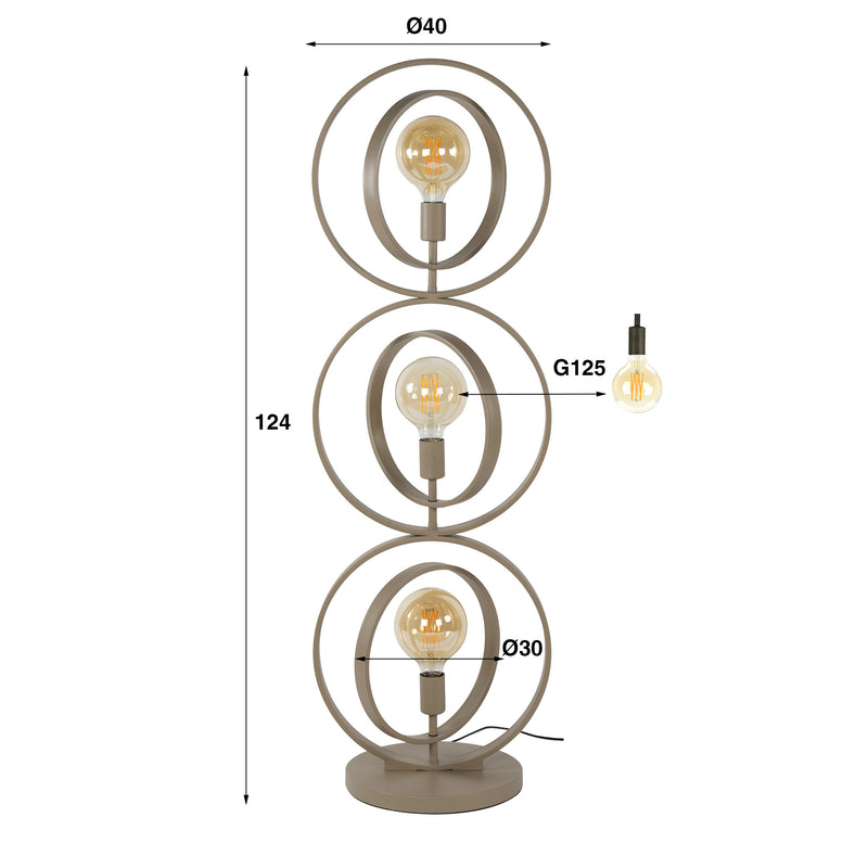 Vloerlamp Turn Around 3L