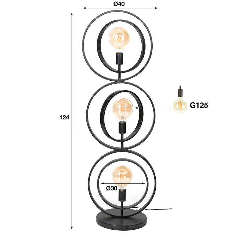 Vloerlamp Turn Around 3L