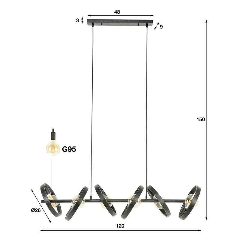 Hanglamp Hover 6L