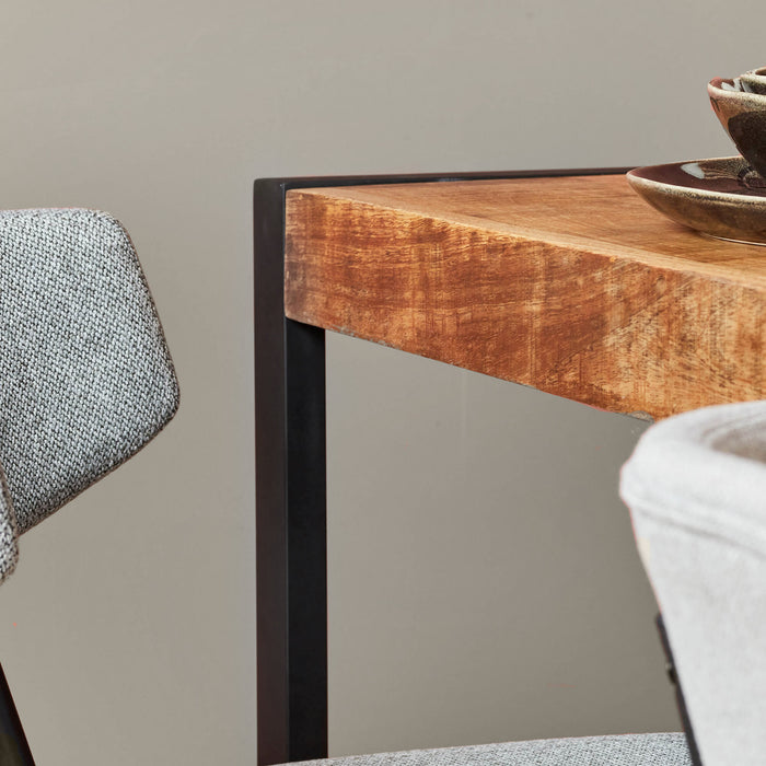 Eettafel Barkley | Mangohout | Rechthoek | U-poot