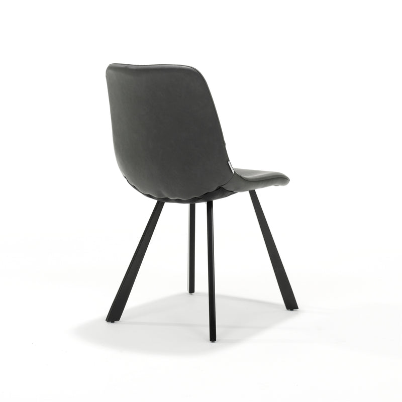 Stoel Bari | STOF VINTAGE (PU) | 56 cm cm | Zwart Zwart