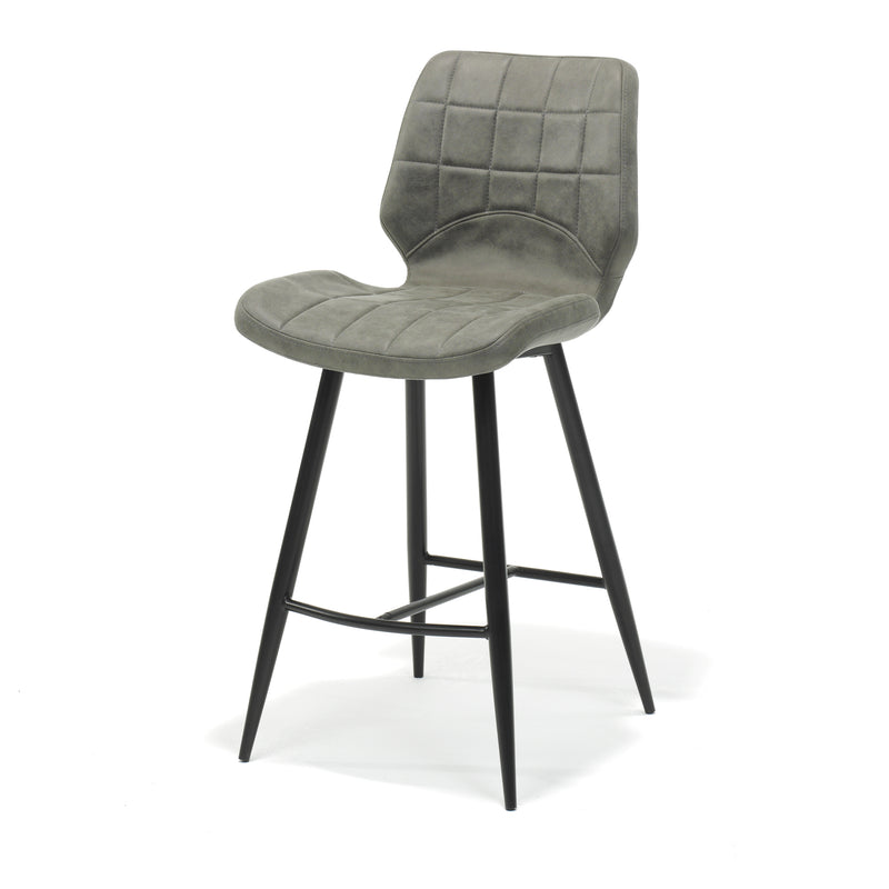 Barkruk Borgo | STOF SOFT | zwart Steel