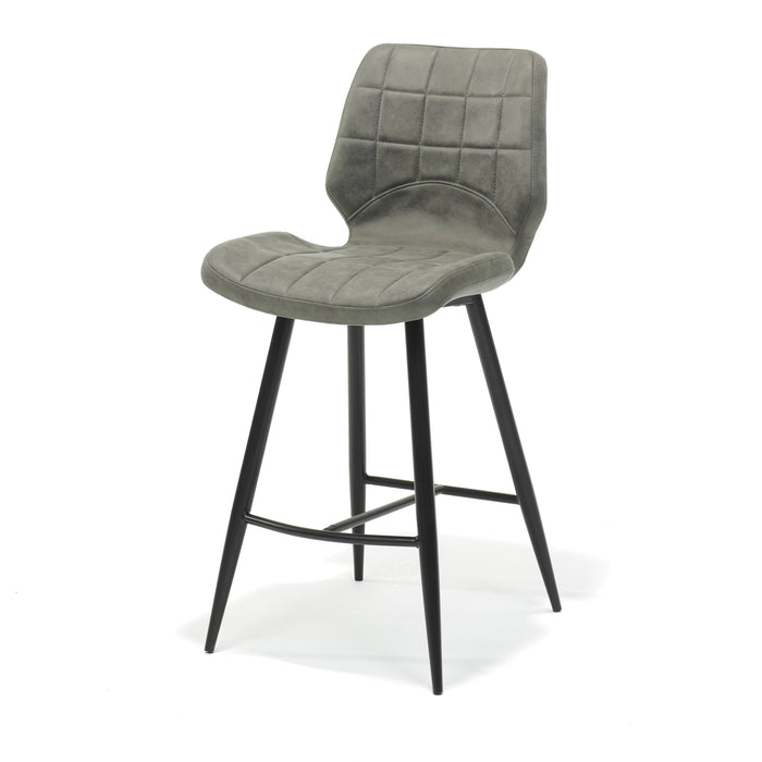 Barkruk Borgo | STOF SOFT | zwart Steel