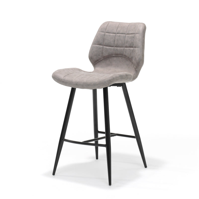 Barkruk Borgo | STOF SOFT | zwart Pebble
