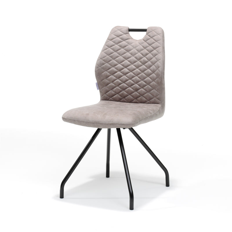 Stoel Carlos | STOF SOFT | 60 cm cm | zwart Pebble