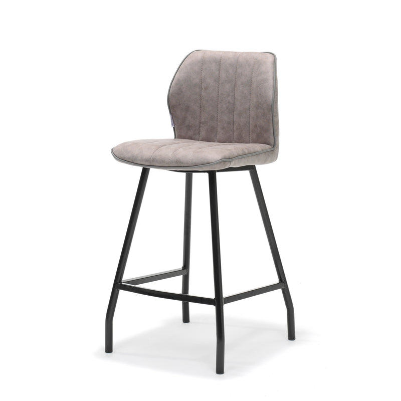 Barkruk Gino | STOF SOFT | zwart Pebble