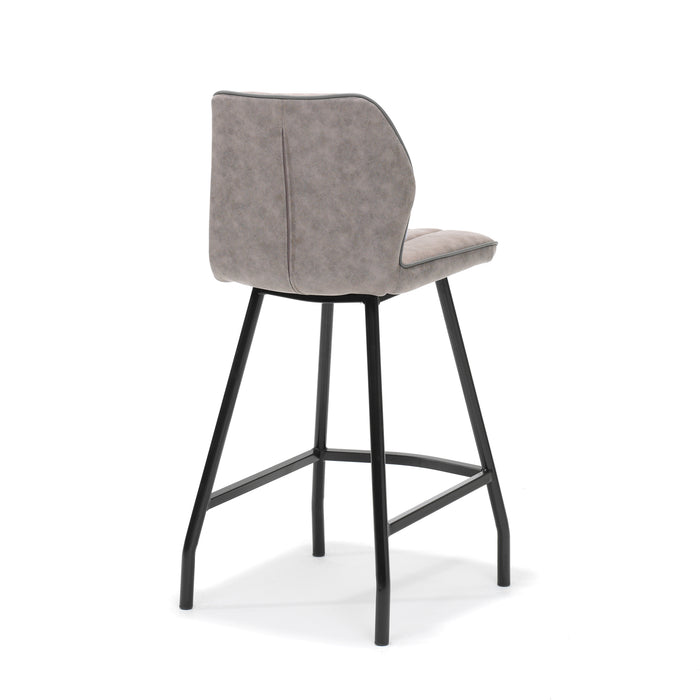 Barkruk Gino | STOF SOFT | zwart Pebble