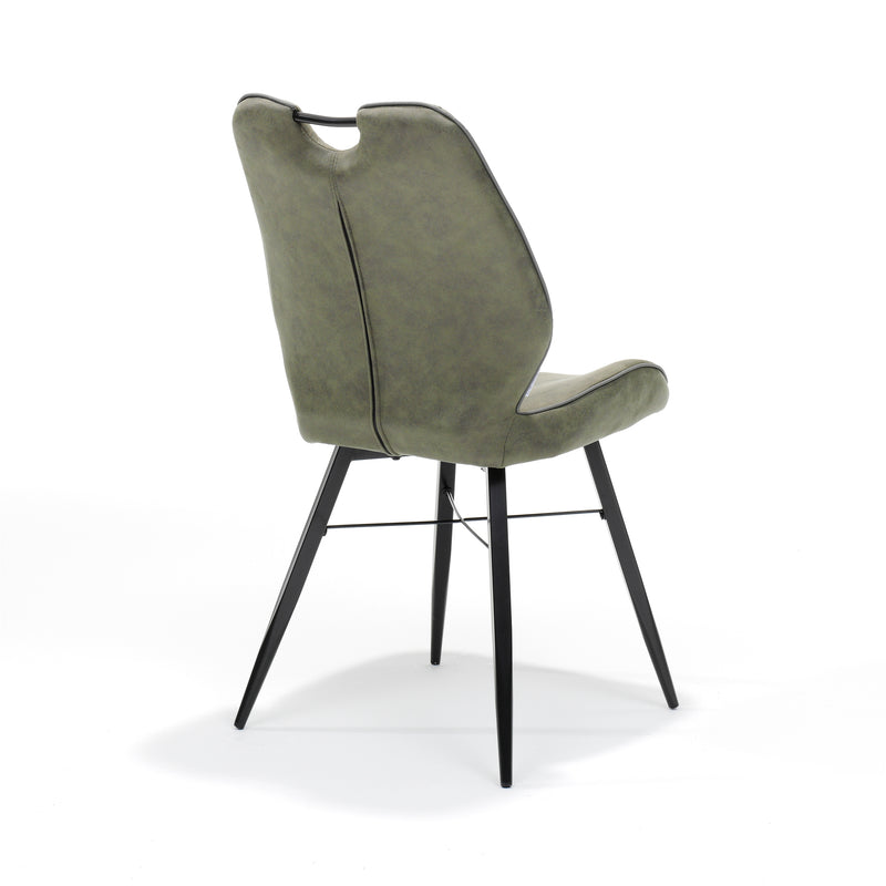Stoel Quattro | STOF SOFT | 64 cm cm | zwart Groen