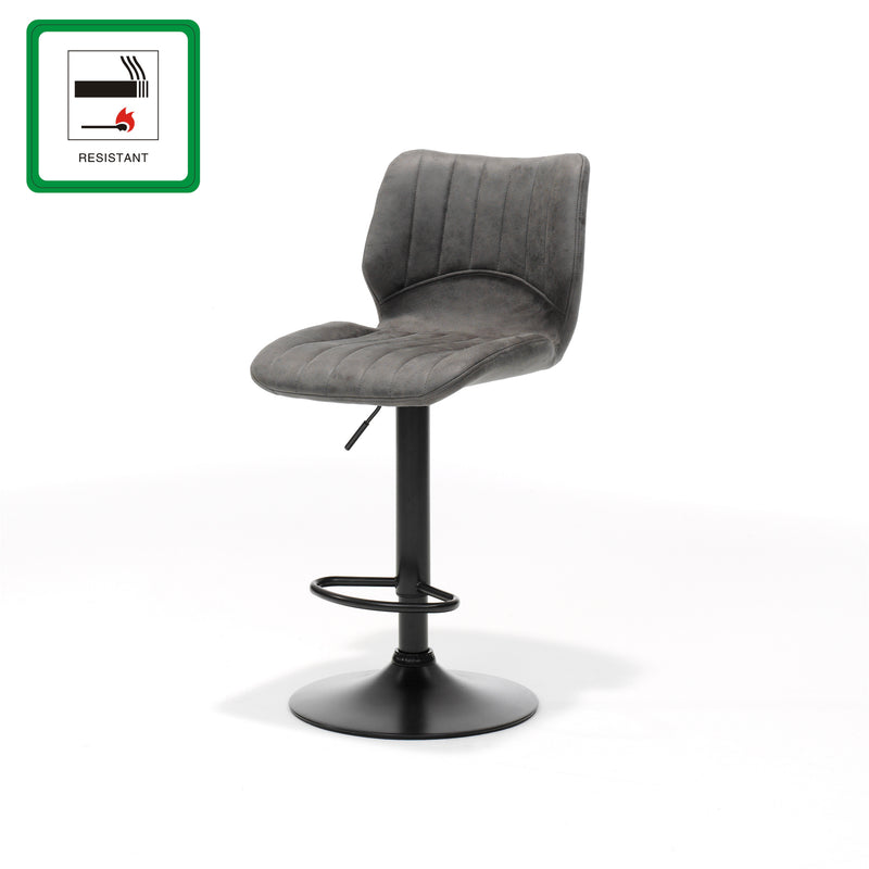 Bobby | STOF SOFT | barkruk UKFR Antraciet