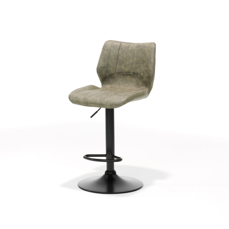 Barkruk Bobby | STOF SOFT | zwart Groen