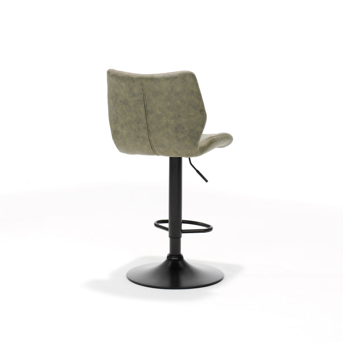 Barkruk Bobby | STOF SOFT | zwart Groen