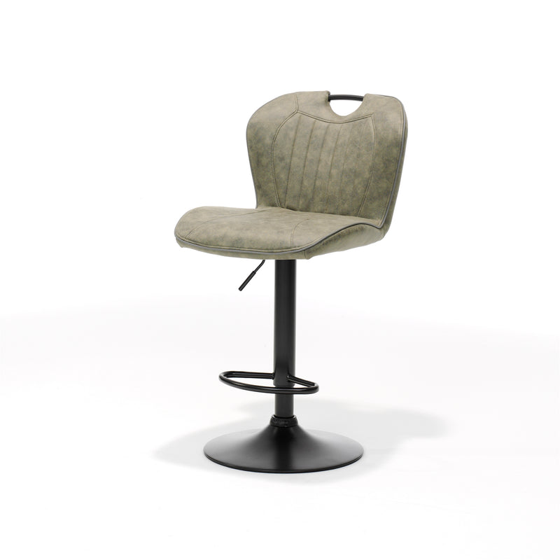 Barkruk Cordoba | STOF SOFT | zwart Groen