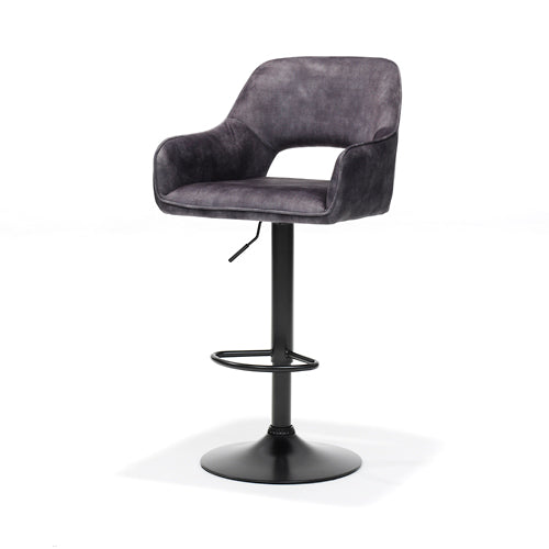 Katy Barkruk | STOF AURORA VELOURS | Antraciet