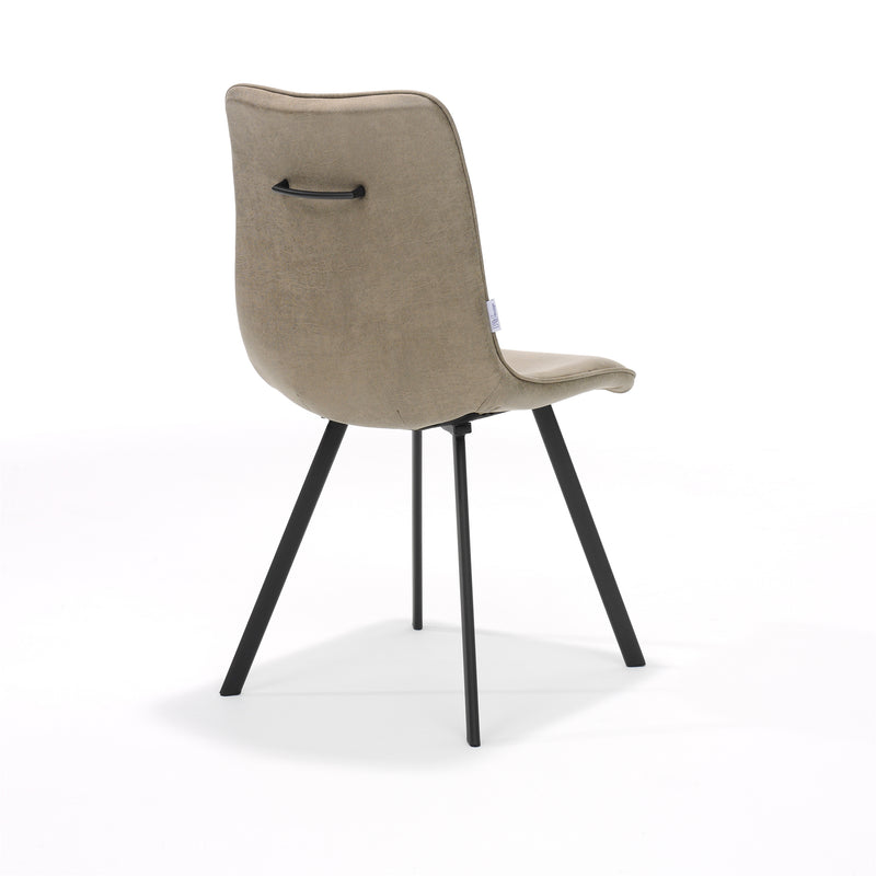 Cora stoel - Bull Microleder Liver #10