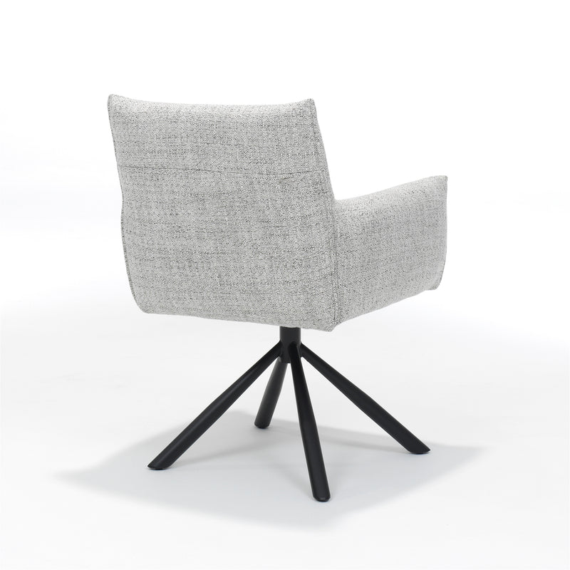 Focus | STOF OASIS | armstoel Bisque draaivoet zwart