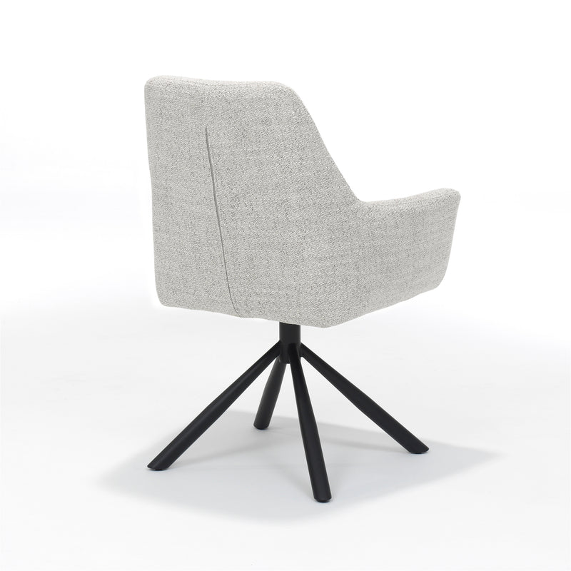 Eetkamerstoel Boston | Armleuning | Stof Oasis Natural