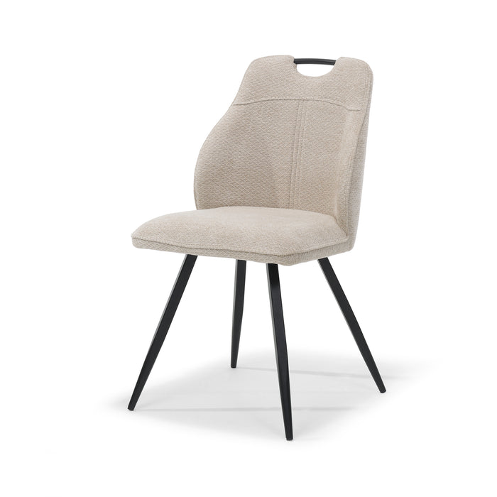 Eetkamerstoel Adele | Stof Retro Bliss | #03 Natural