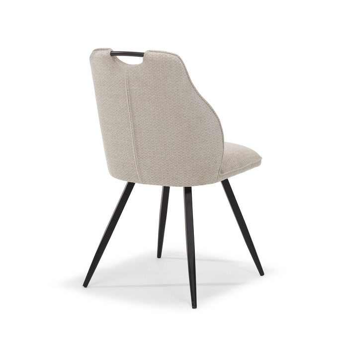 Eetkamerstoel Adele | Stof Retro Bliss | #03 Natural