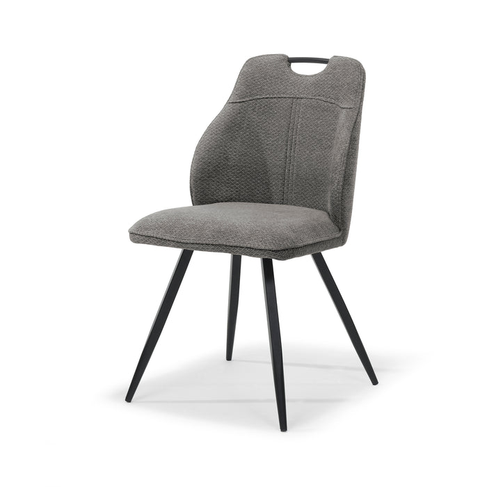Eetkamerstoel Adele | Stof Retro Bliss | #93 Antraciet