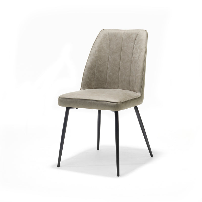 Stoel Paula | STOF SOFT | zwart Sand
