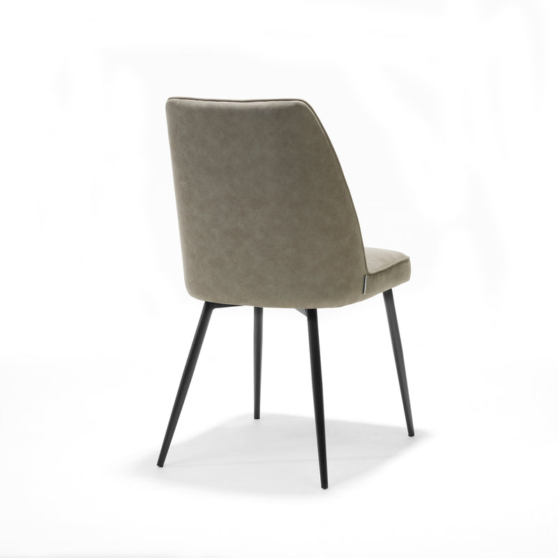 Stoel Paula | STOF SOFT | zwart Sand