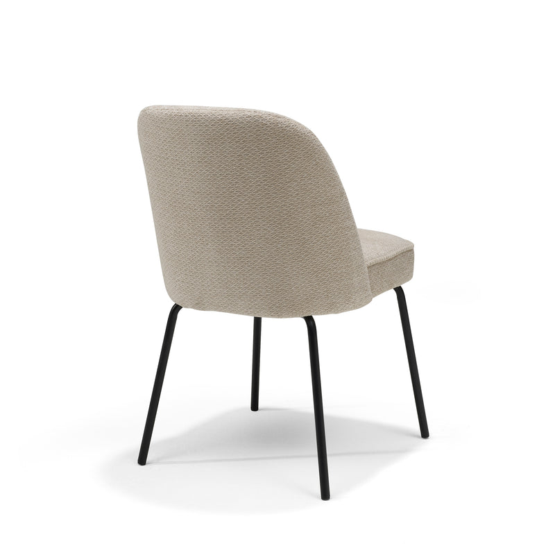 Stoel Luxor | STOF RETRO BLISS | Zwart #03 Naturel UKFR