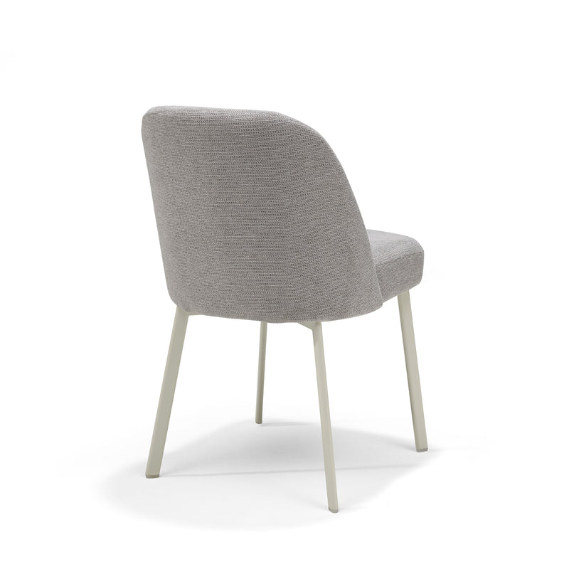 Stoel Luxor 2 | STOF MITO | 2 Ovaal Beige #40 Ash Grey
