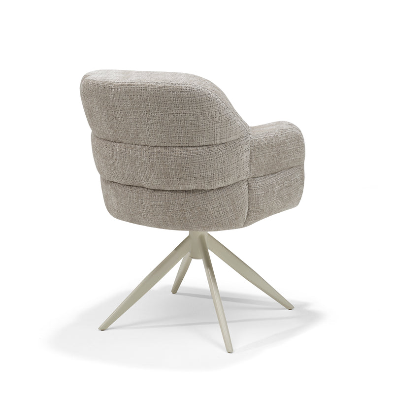 Austin | STOF CREMONA | armstoel #04 Natural 360 Draaibaar frame Beige P03