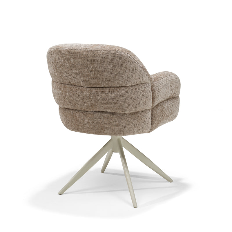 Austin | STOF CREMONA | armstoel #14 Beige 360 Draaibaar frame Beige P03