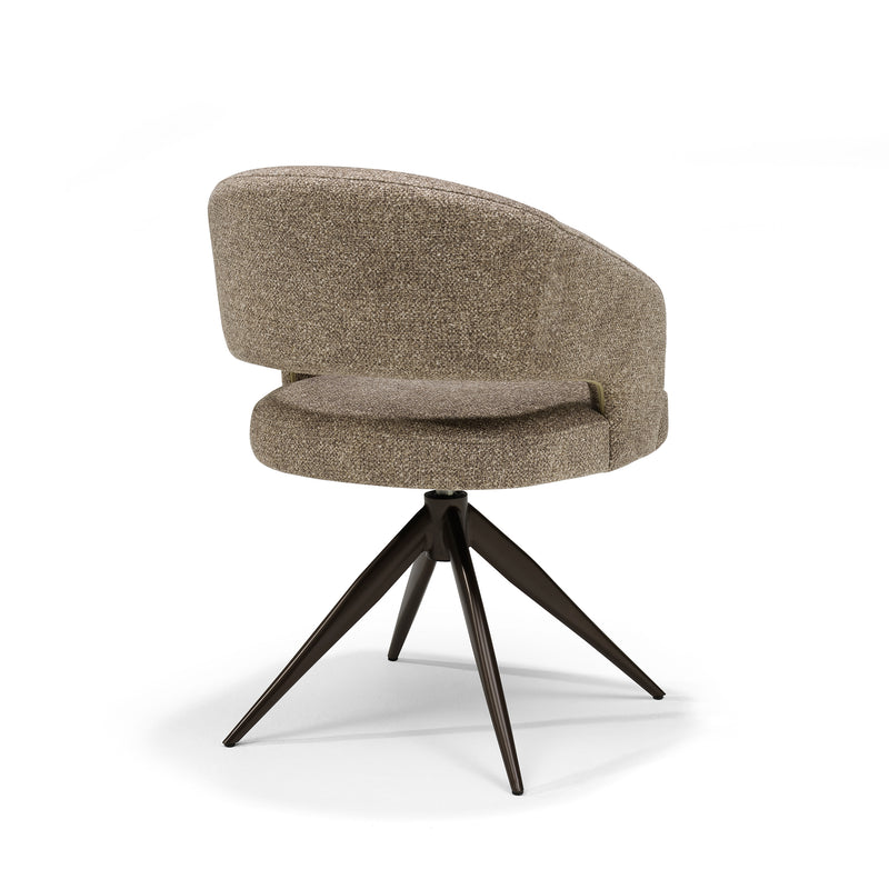 Swing | STOF LEO | armstoel Beige Relax functie frame Anodic Brown