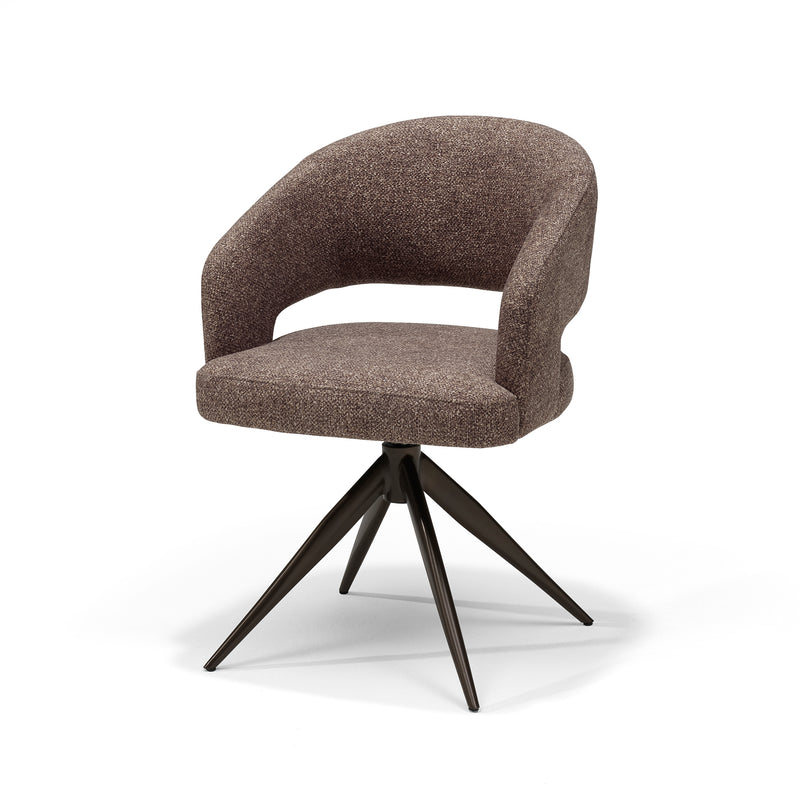 Swing | STOF LEO | armstoel Brown Relax functie frame Anodic Brown