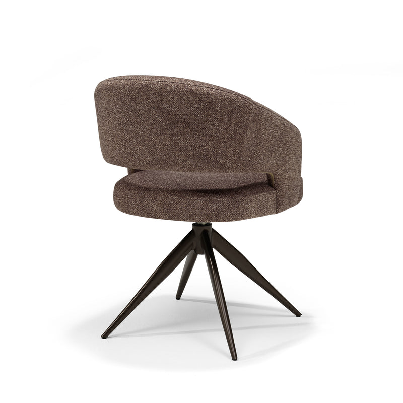Swing | STOF LEO | armstoel Brown Relax functie frame Anodic Brown