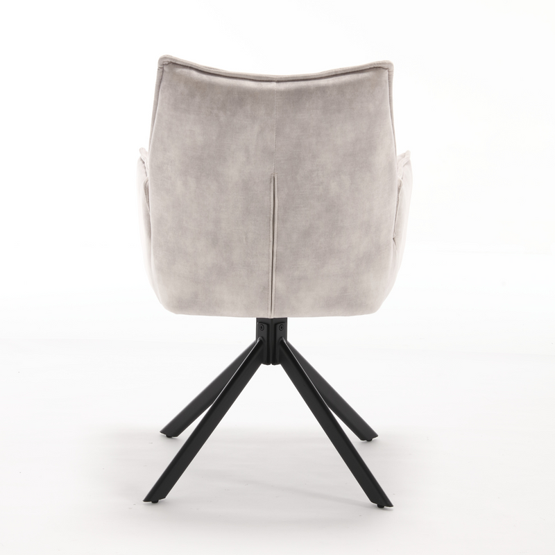 (Prijs per 2) Eetkamerstoel Dani | Velvet Champagne