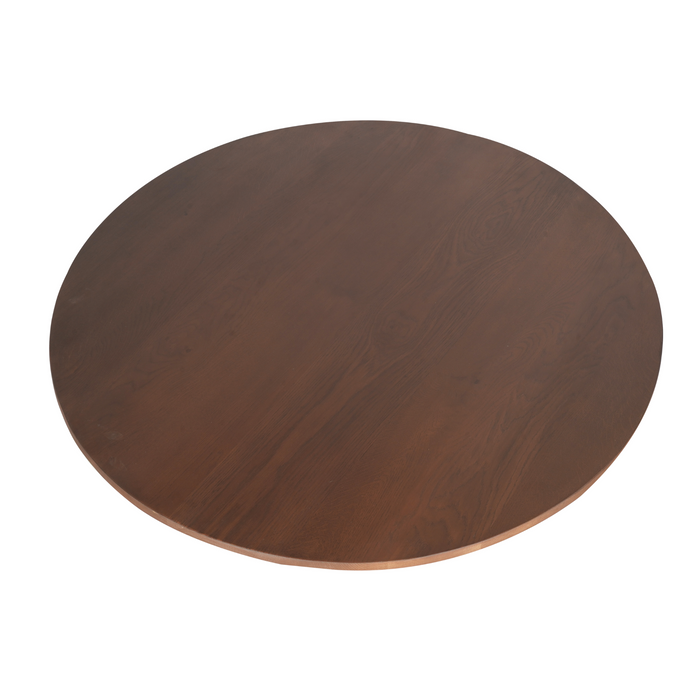 Eettafel Ferris Naturel | Eikenhout | Rond | Matrixpoot | 150cm