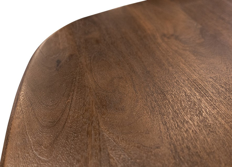 Eettafel | Eetkamertafel 240, langwerpig met ronde hoeken, Mango Espresso Brown