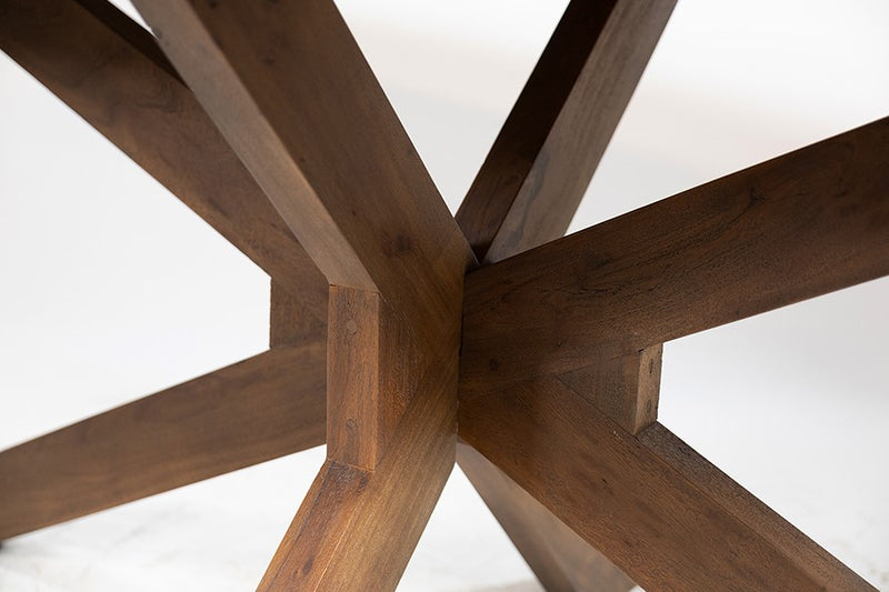 Eettafel Capricorn | Eetkamertafel 200, Acacia Marron Brown