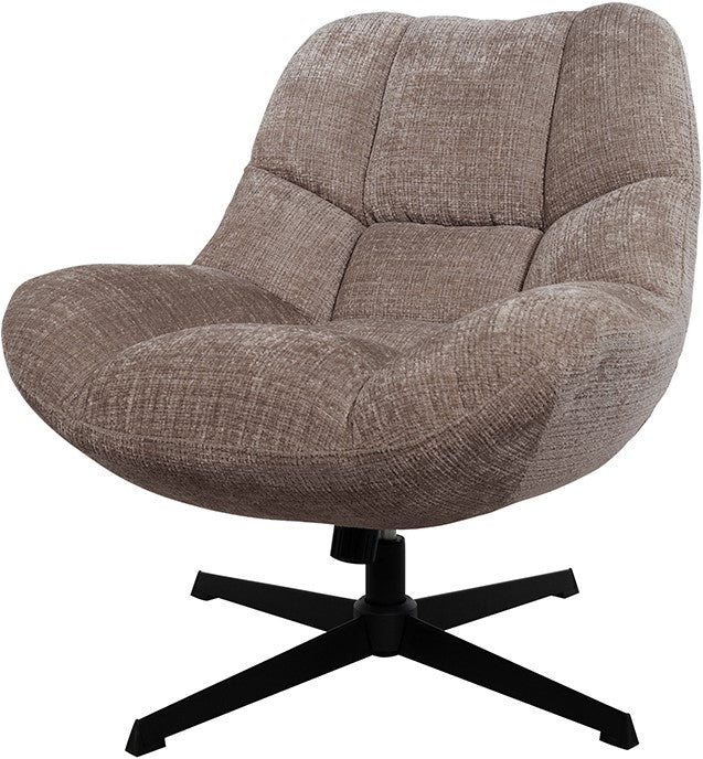Chuck | draaifauteuil 360 + rock system Cremona Fur 24