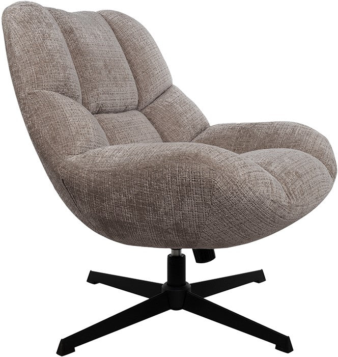 Chuck | draaifauteuil 360 + rock system Cremona Fur 24