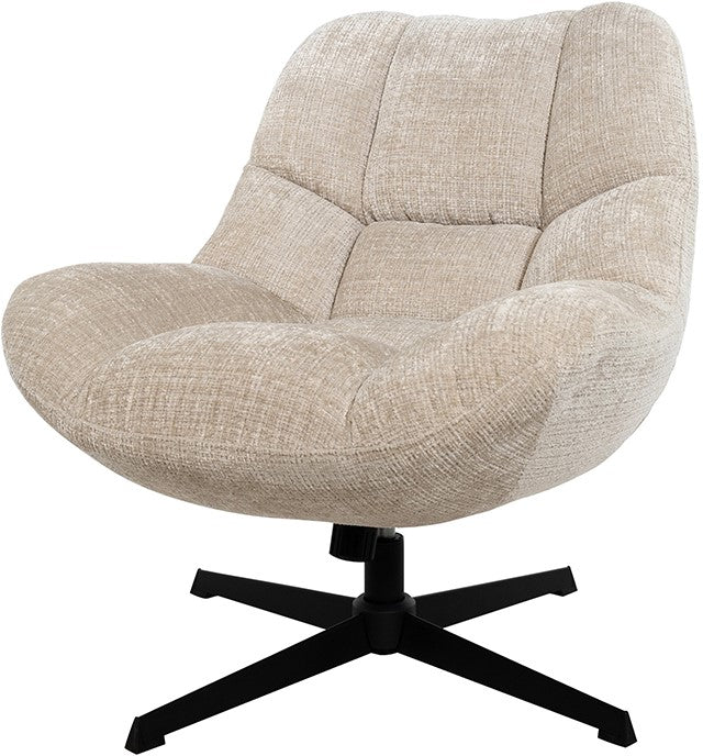 Chuck | draaifauteuil 360 + rock system Cremona Natural 02