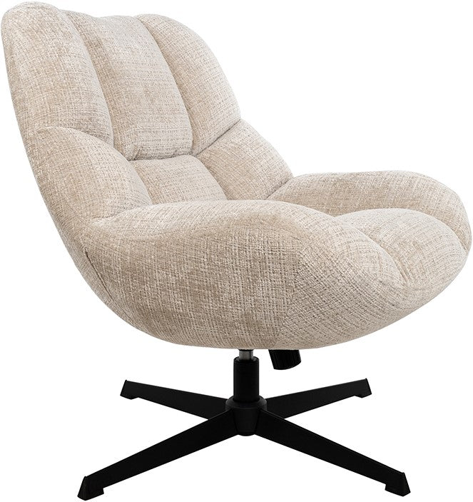 Chuck | draaifauteuil 360 + rock system Cremona Natural 02