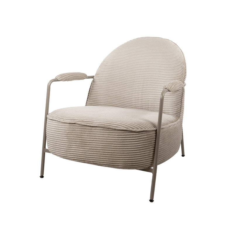Fauteuil Elton | Beige | Sand Frame Rib Sand