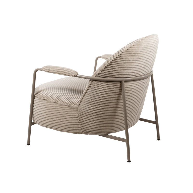 Fauteuil Elton | Beige | Sand Frame Rib Sand